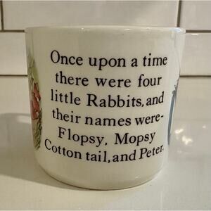 Vintage Peter Rabbit Wedgwood Child's Mug Beatrix Potter